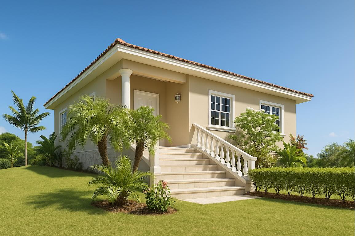 Villa in Hispaniola – 110 m² villa with pool, 2 bedrooms and 2 bathrooms